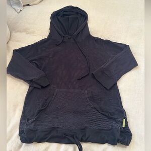 Pure Lime Mesh hoodie pullover.